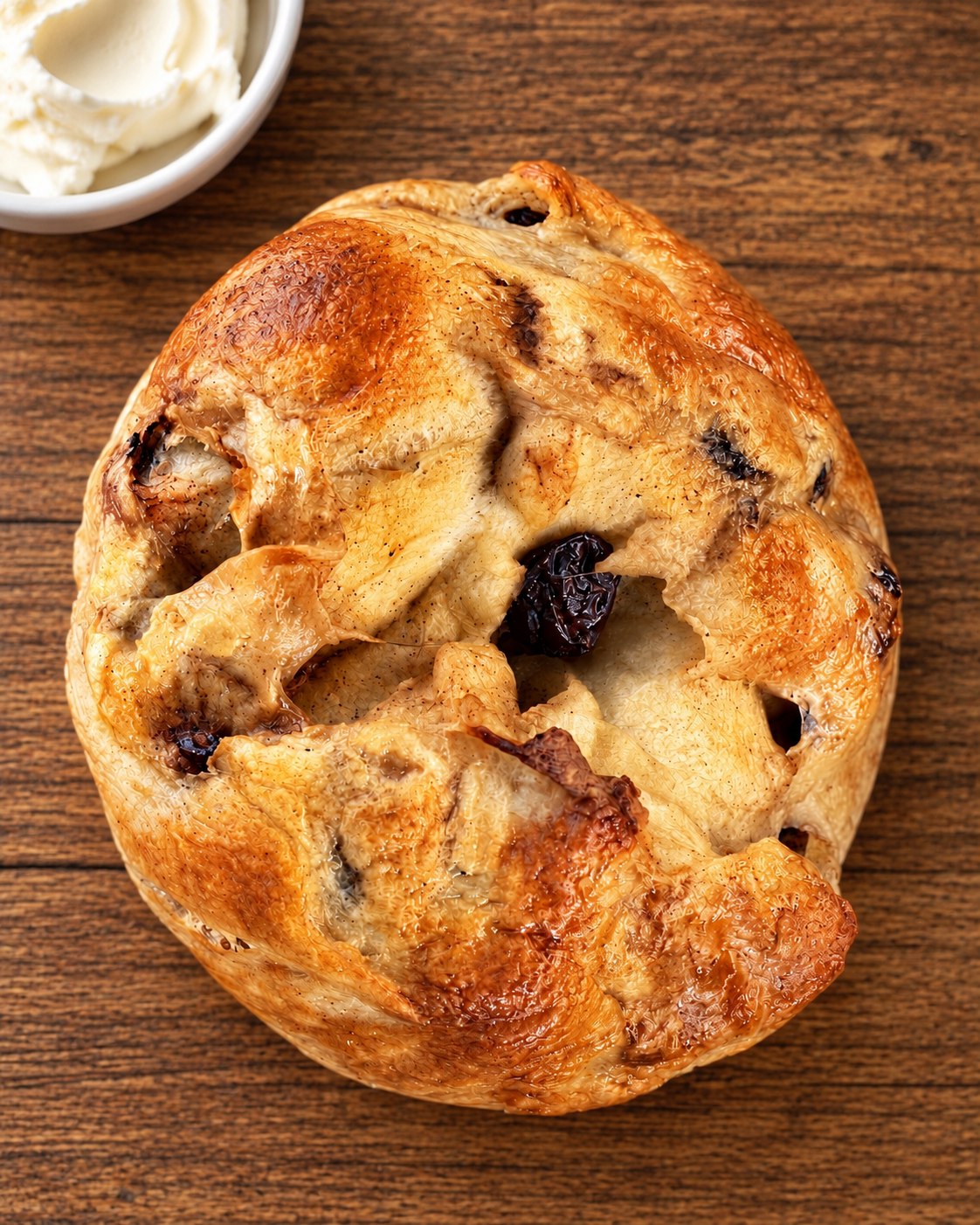 Cinnamon raisin bagel