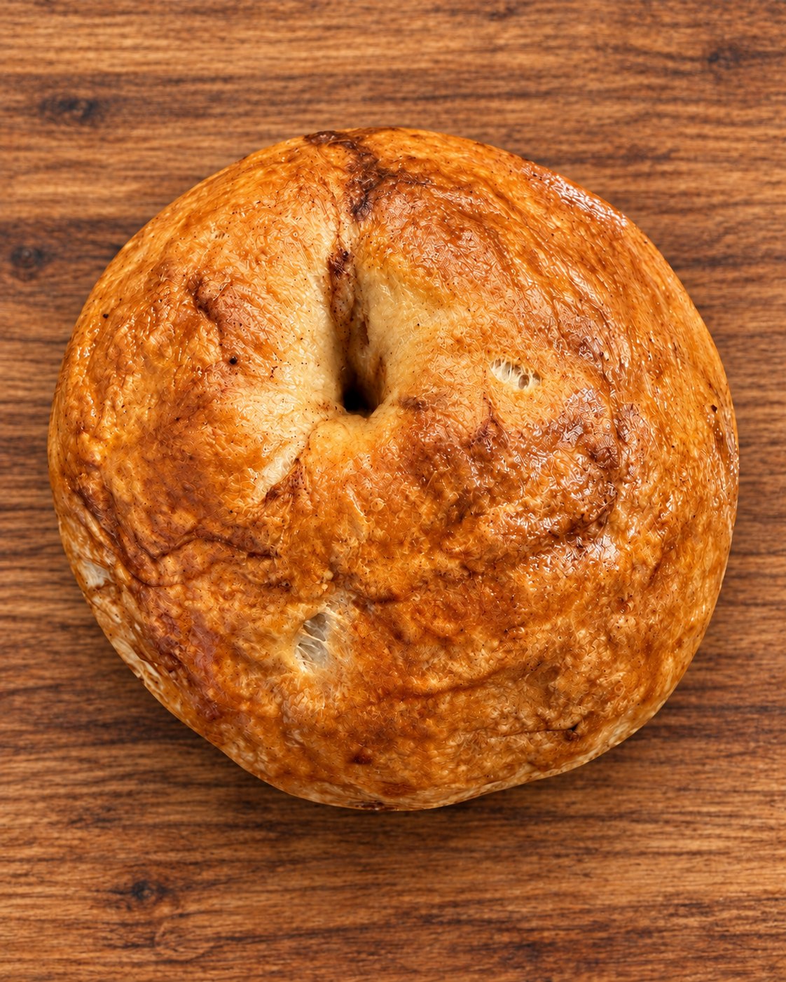 Pumpkin spice bagel